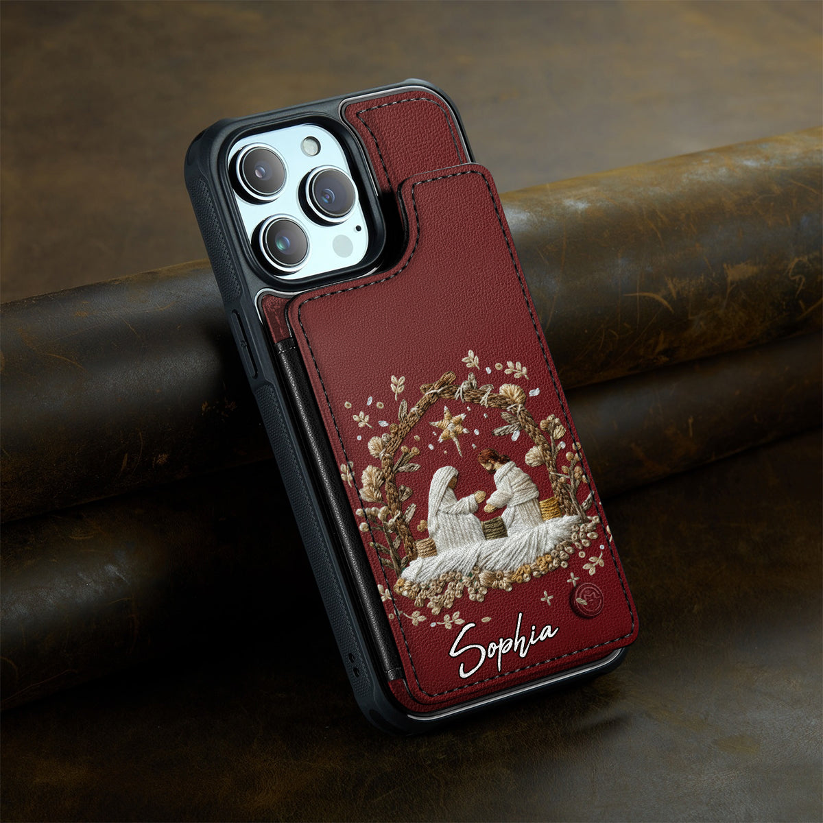 Jesus liebt dich – Personalisierte christliche Handyhülle mit Volldruck