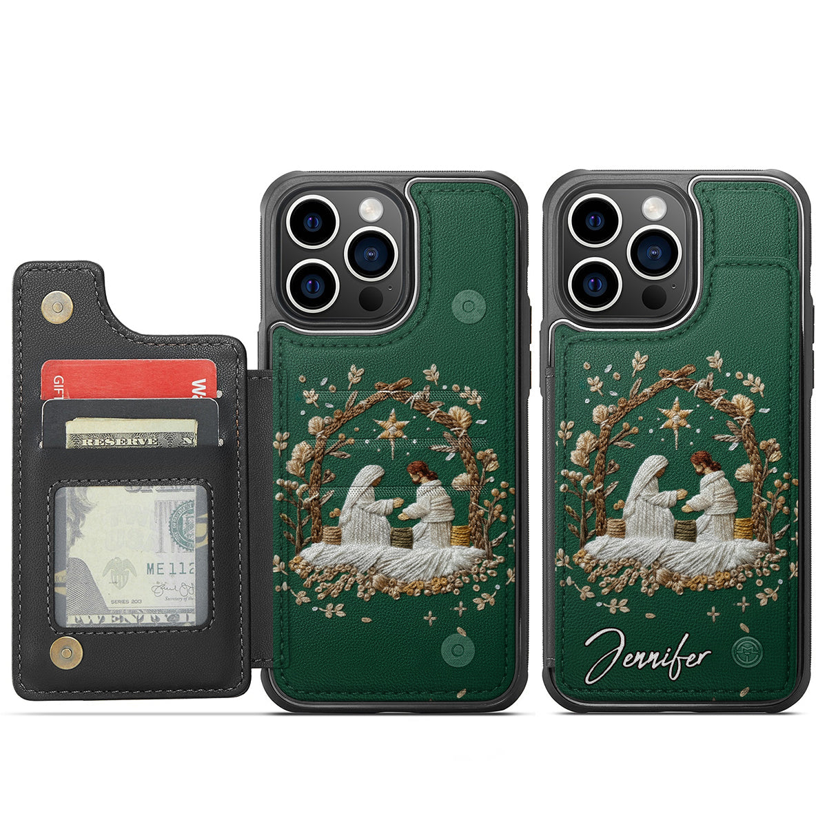 Jesus liebt dich – Personalisierte christliche Handyhülle mit Volldruck