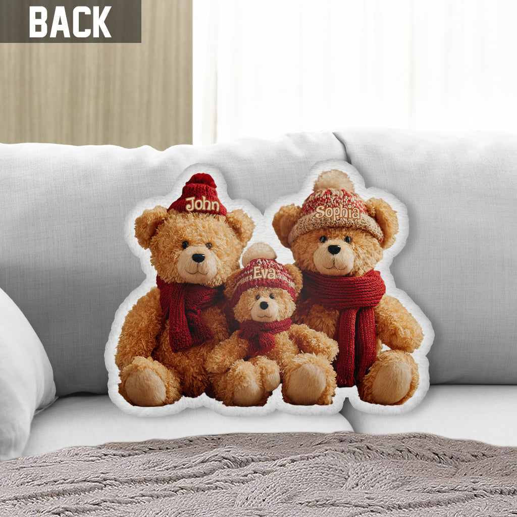 Das sind wir – personalisiertes Kissen in Familienform