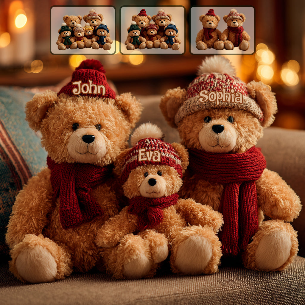 Das sind wir – personalisiertes Kissen in Familienform