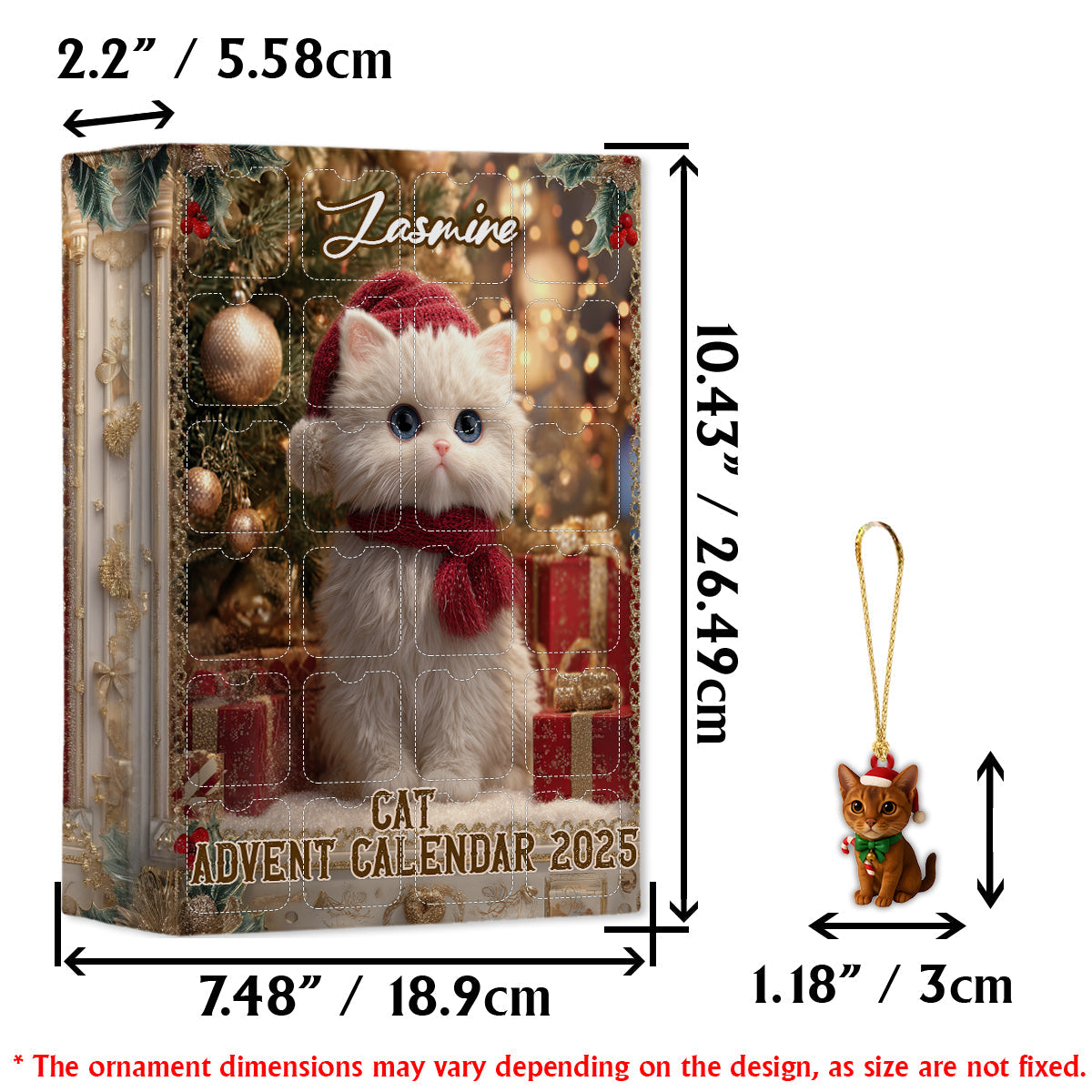Liebe Katze – Personalisierter Adventskalender mit Katzenmotiven
