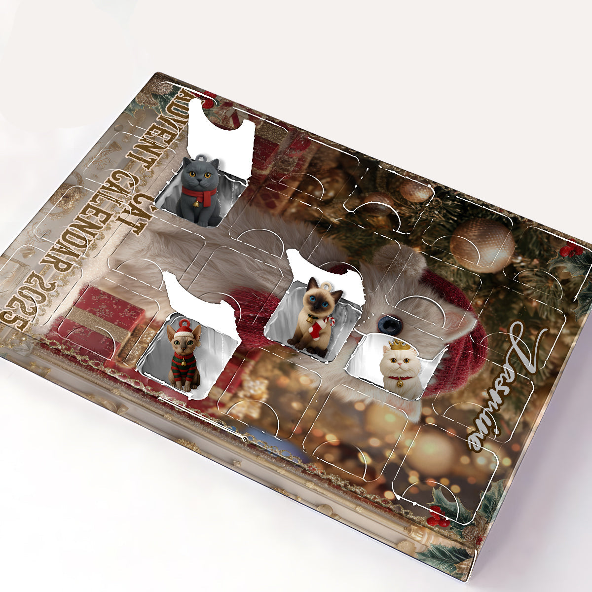 Liebe Katze – Personalisierter Adventskalender mit Katzenmotiven