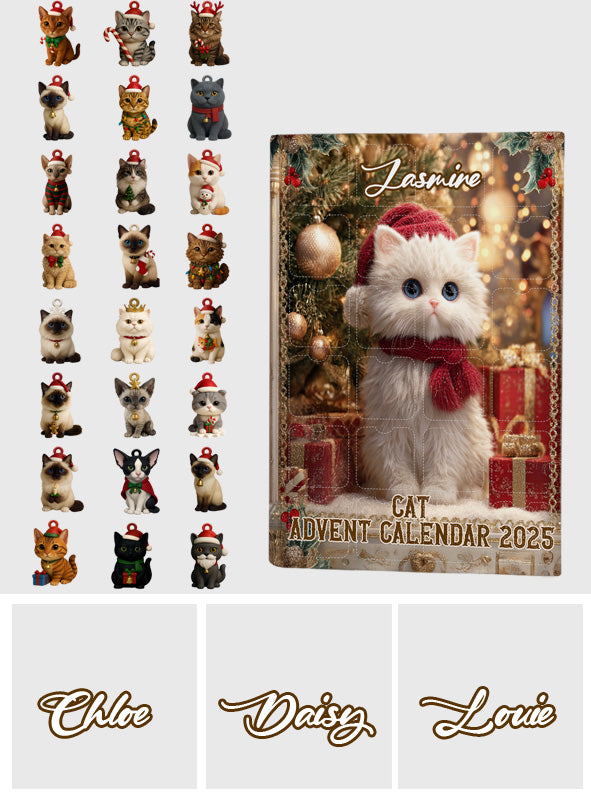 Liebe Katze – Personalisierter Adventskalender mit Katzenmotiven