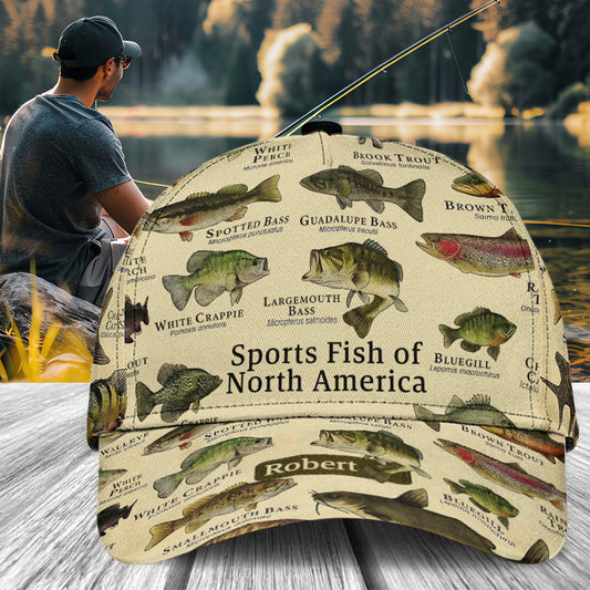 Fish Of America - Personalized Fishing Classic Cap