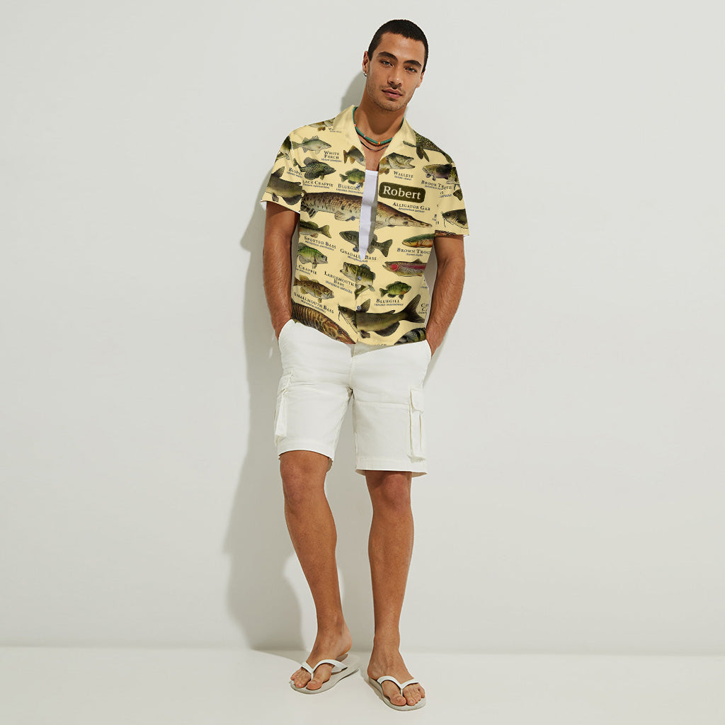 Fish Of America - Personalized Fishing Hawaiian Shirt