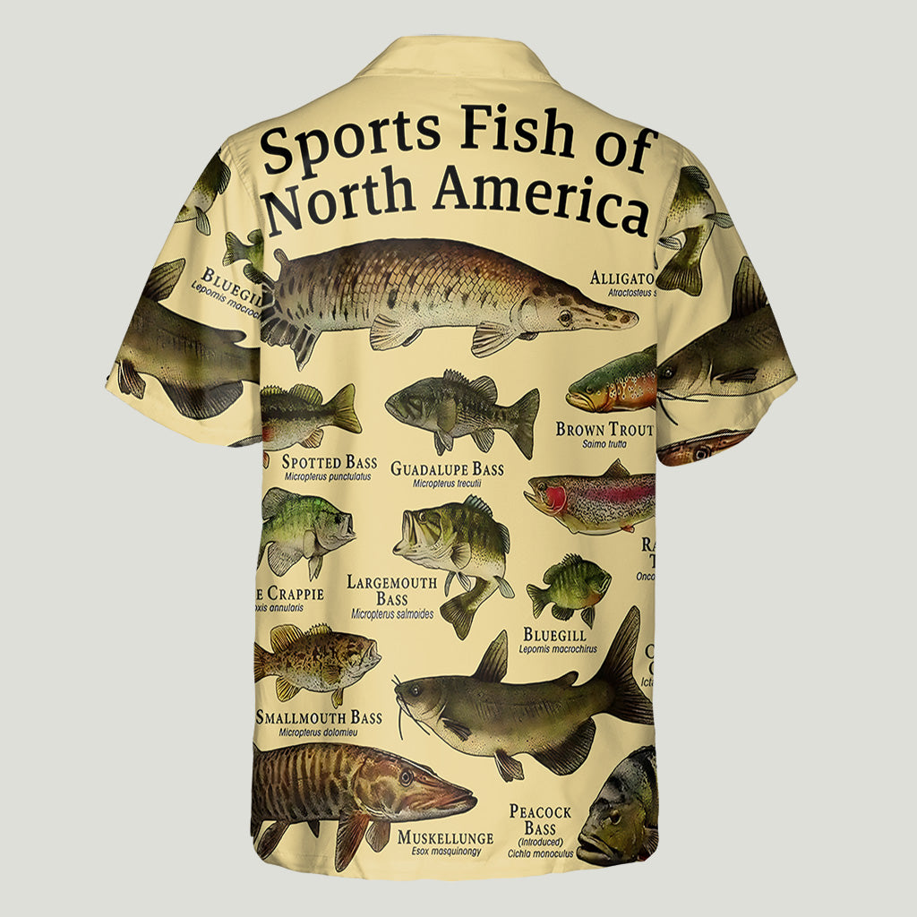 Fish Of America - Personalized Fishing Hawaiian Shirt