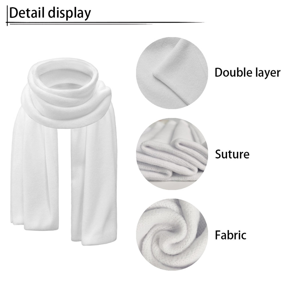 Niedliches Rentier-Motiv – Personalisierte Strickmütze und Schal für Kinder (Set)