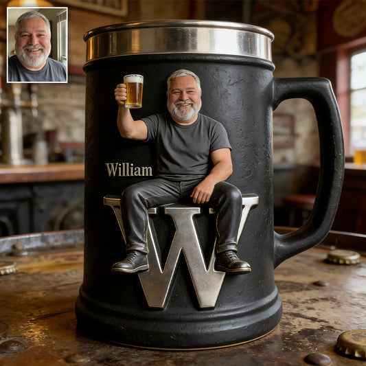 Crack And Cheers - Personalisierter Bierkrug