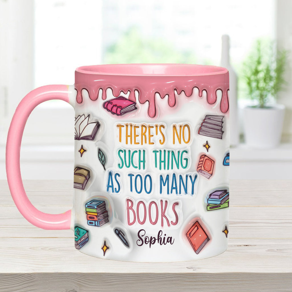 Yes I Do Need All These Books - Personalized Book Accent Mug