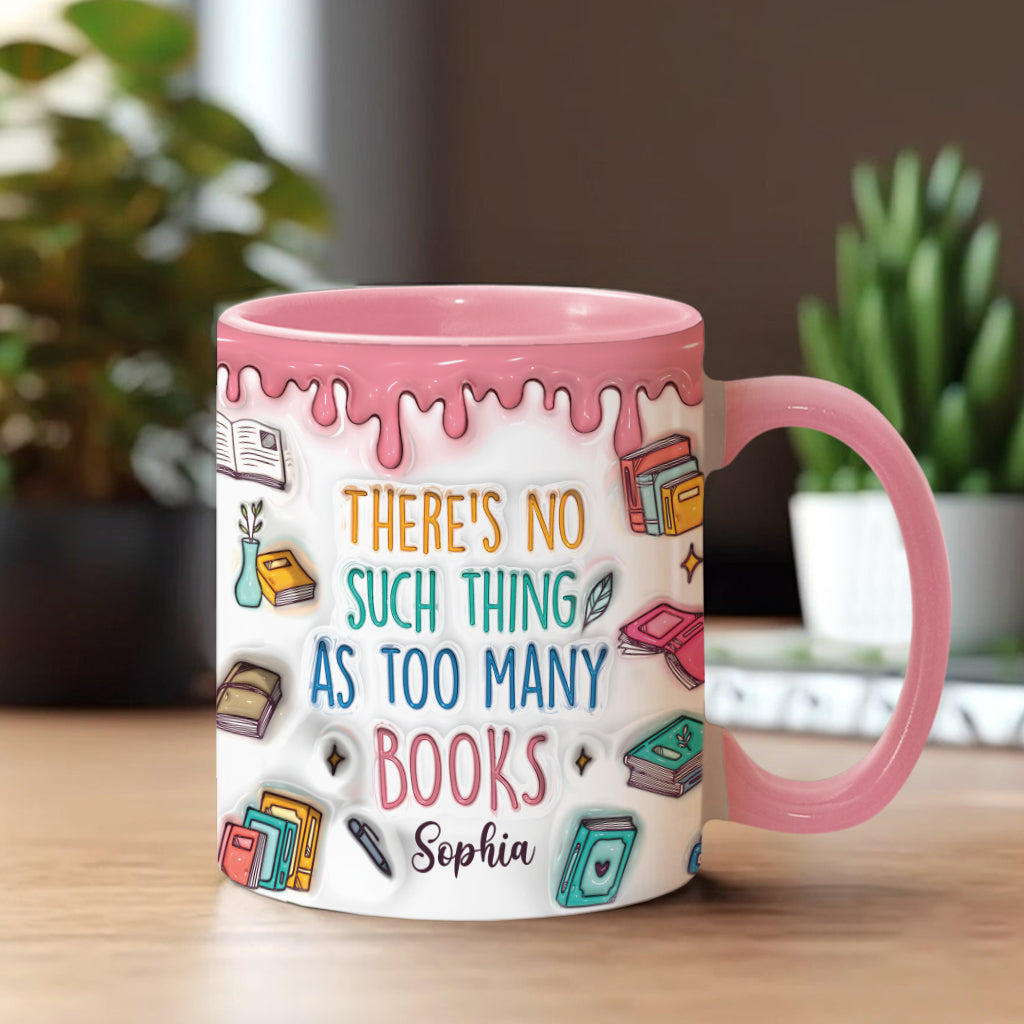 Yes I Do Need All These Books - Personalized Book Accent Mug
