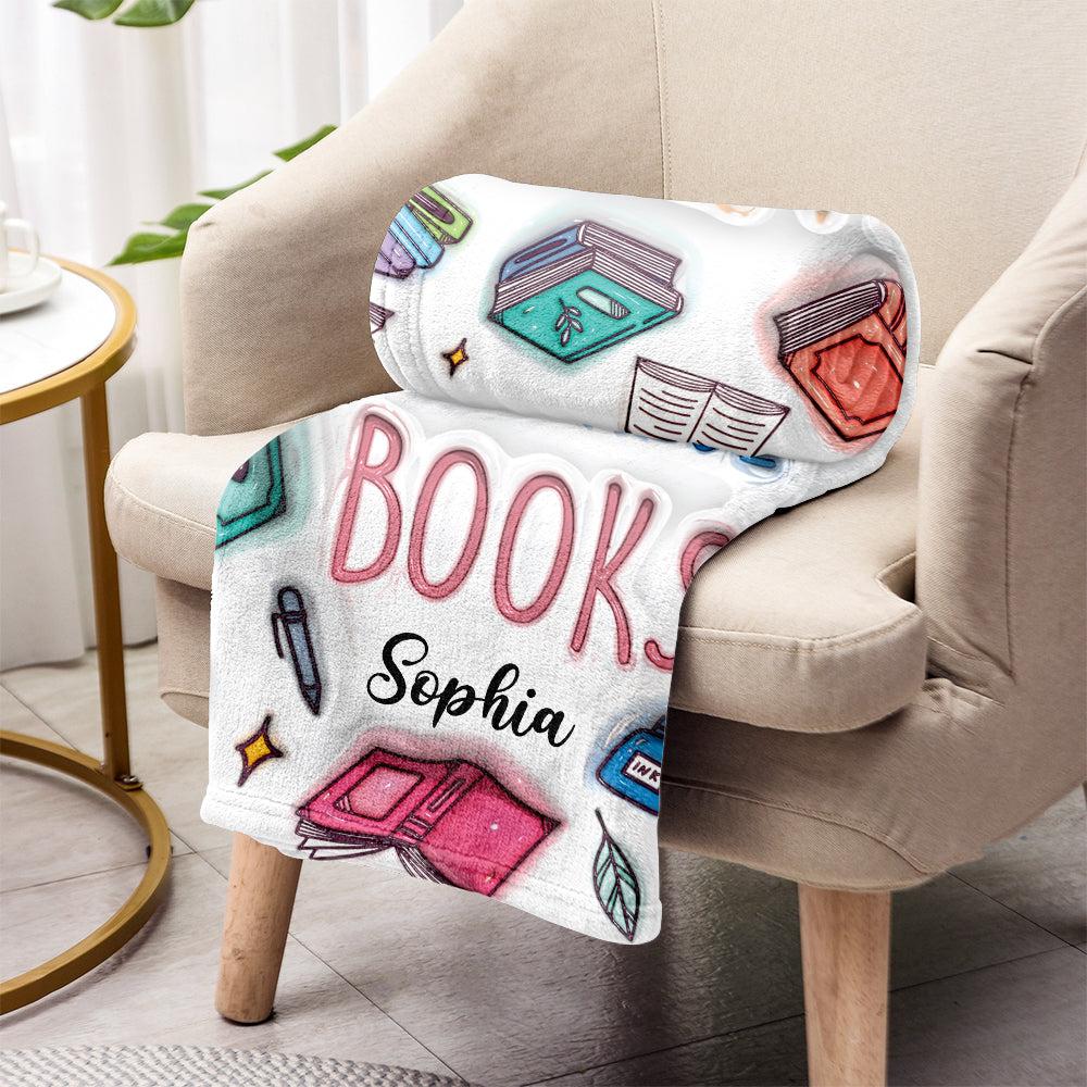 Yes I Do Need All These Books - Personalized Book Blanket