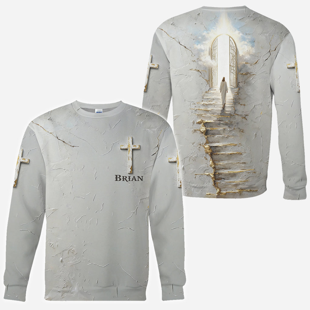 Himmelsleiter – Personalisiertes christliches T-Shirt