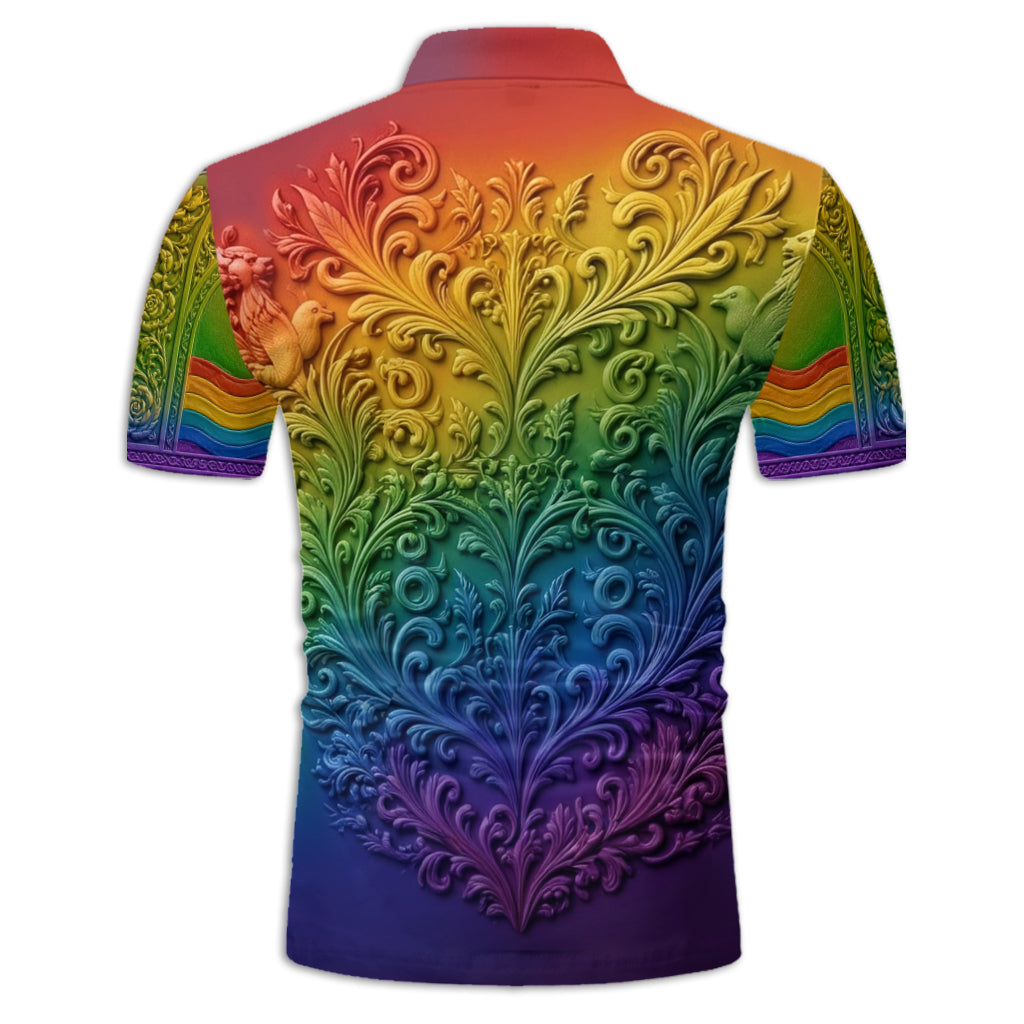 Liebe ist Liebe - Personalisierte LGBT Unterstützung Polo-Shirt