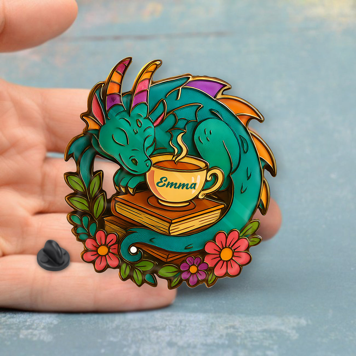 Nur noch ein Kapitel – personalisierte Buchnadel