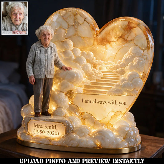 Personalized Memorial Gift, A Beautiful Keepsake to Honor a Loved One - Personalized Memorial Acrylic LED Night Light