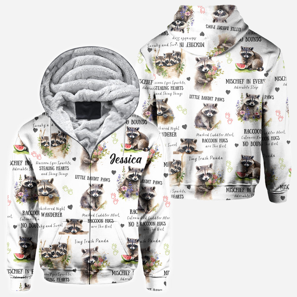 Little Pandit Paws - Personalisiertes Waschbär-Shirt