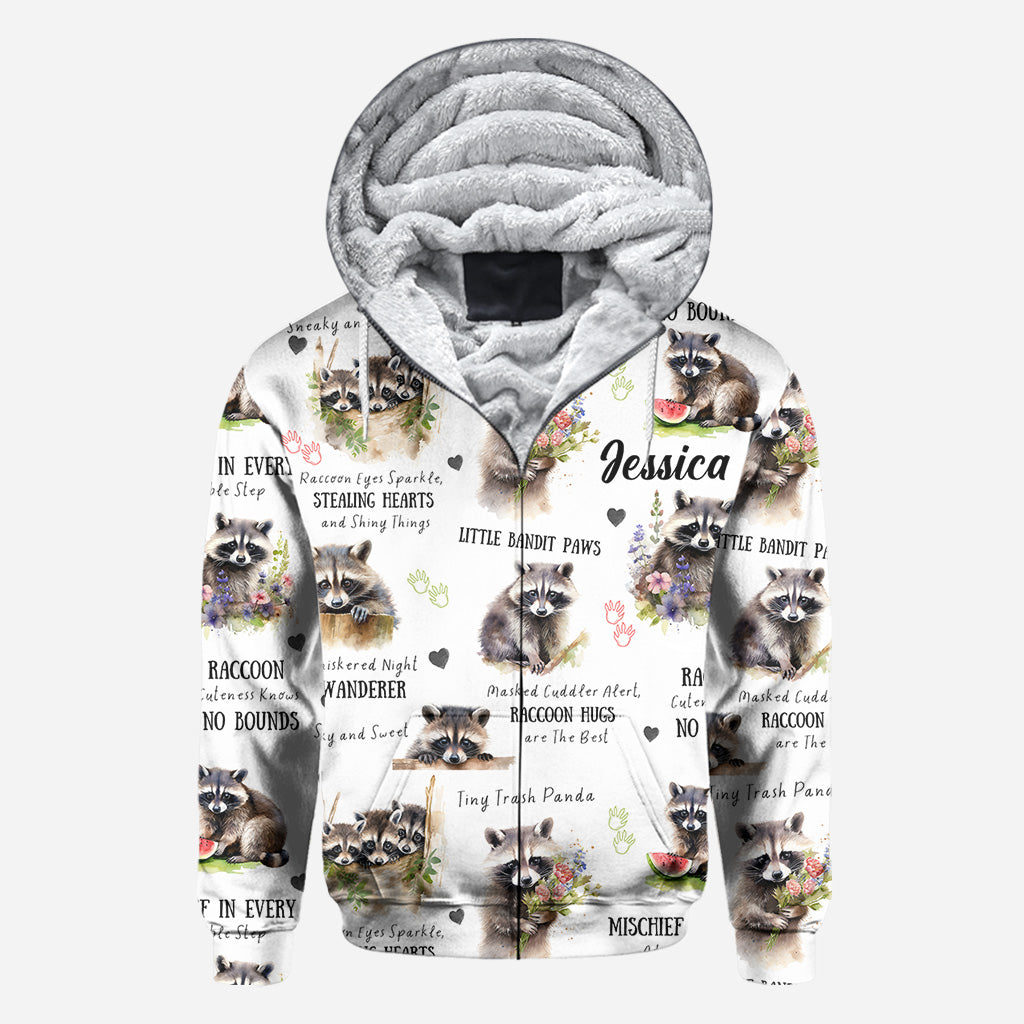 Little Pandit Paws - Personalisiertes Waschbär-Shirt