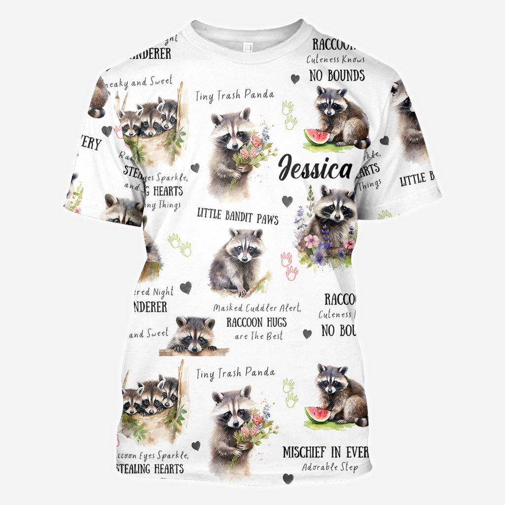 Little Pandit Paws - Personalisiertes Waschbär-Shirt