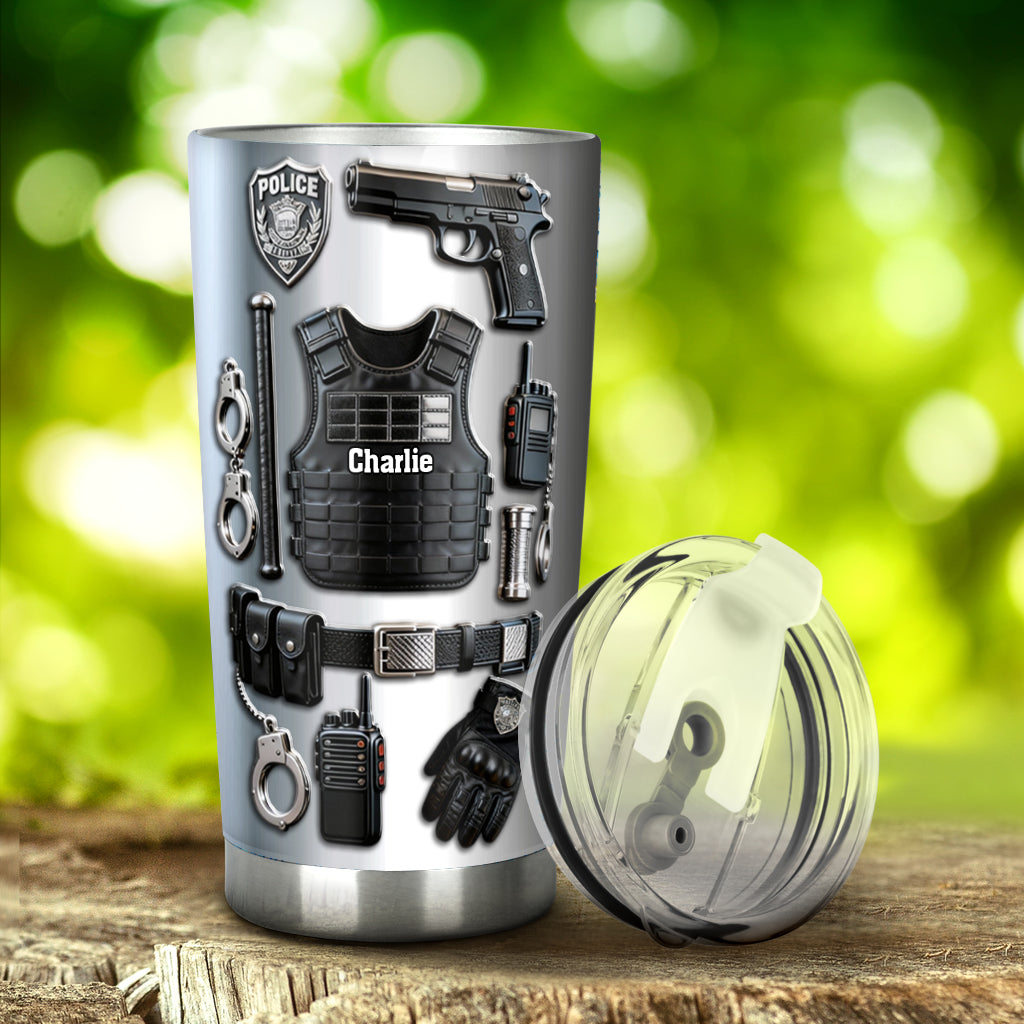 Polizeibeamter – Personalisierter Polizeibeamter-Trinkbecher