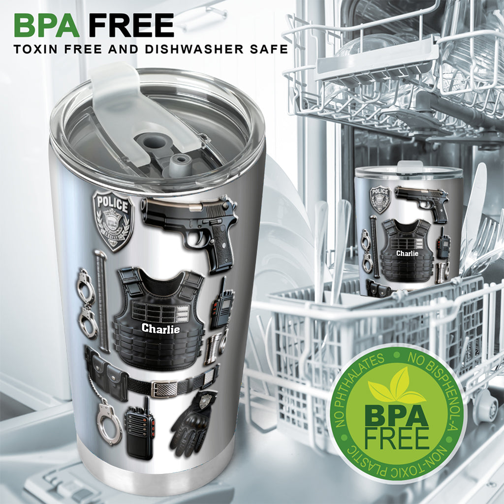 Polizeibeamter – Personalisierter Polizeibeamter-Trinkbecher