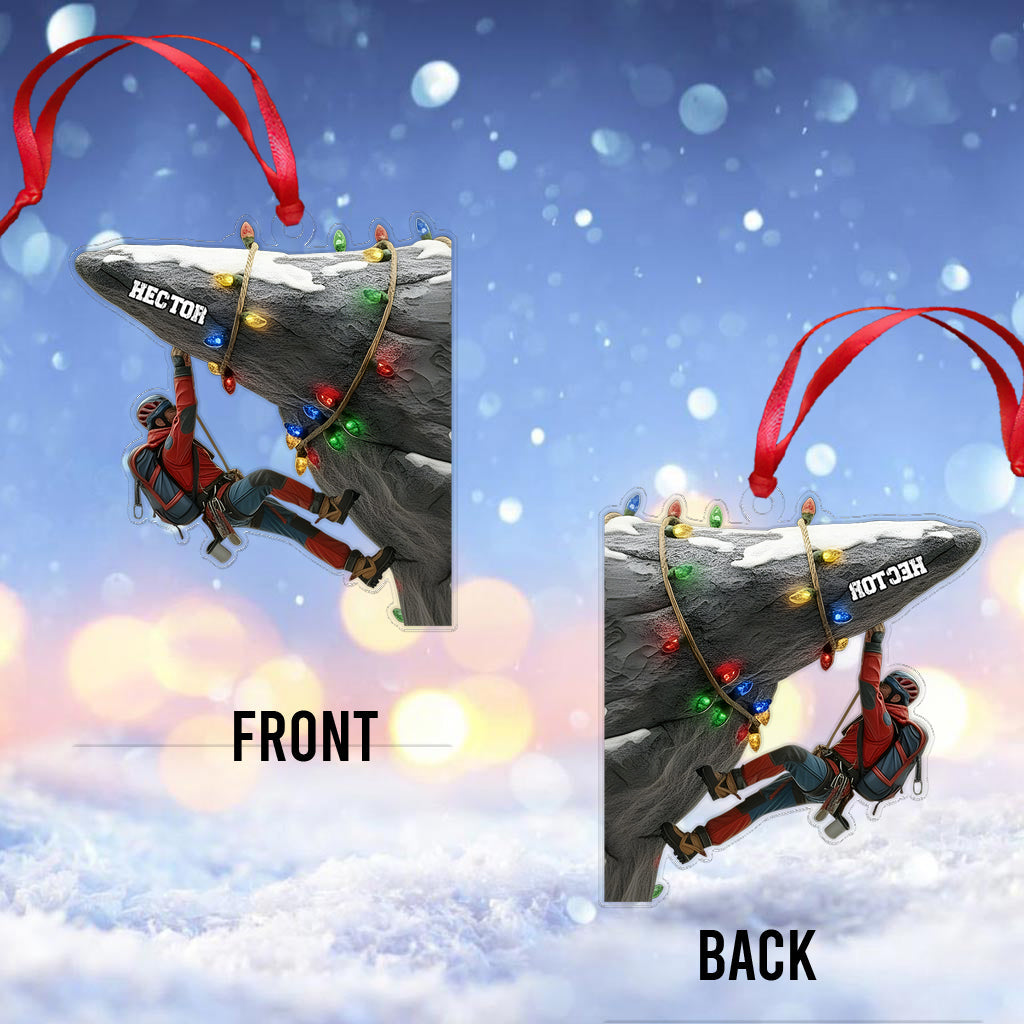 Weihnachtsklettern – Personalisierter Kletterschmuck