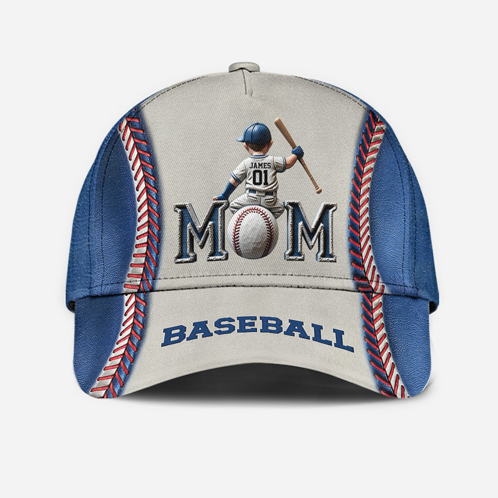 Baseball-/Softball-Mama – Personalisierte klassische Mutterkappe