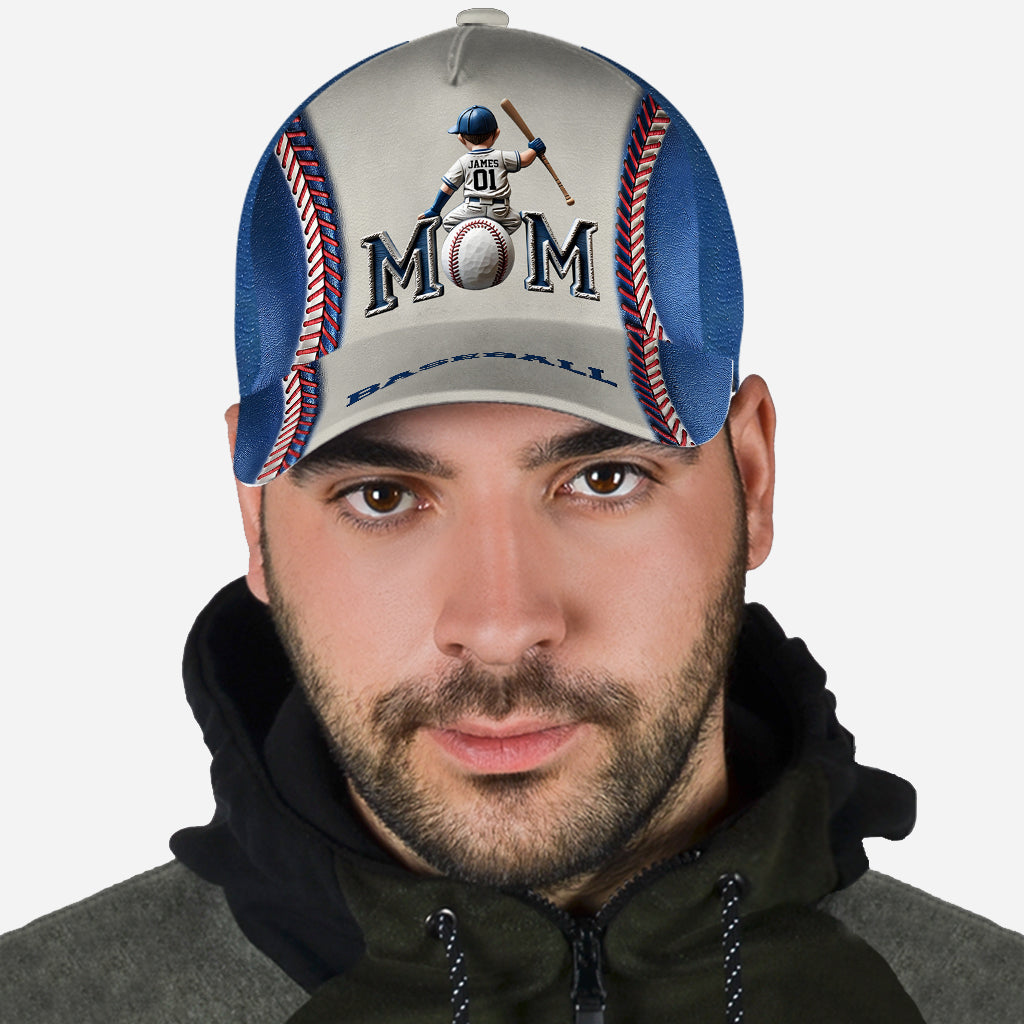Baseball-/Softball-Mama – Personalisierte klassische Mutterkappe