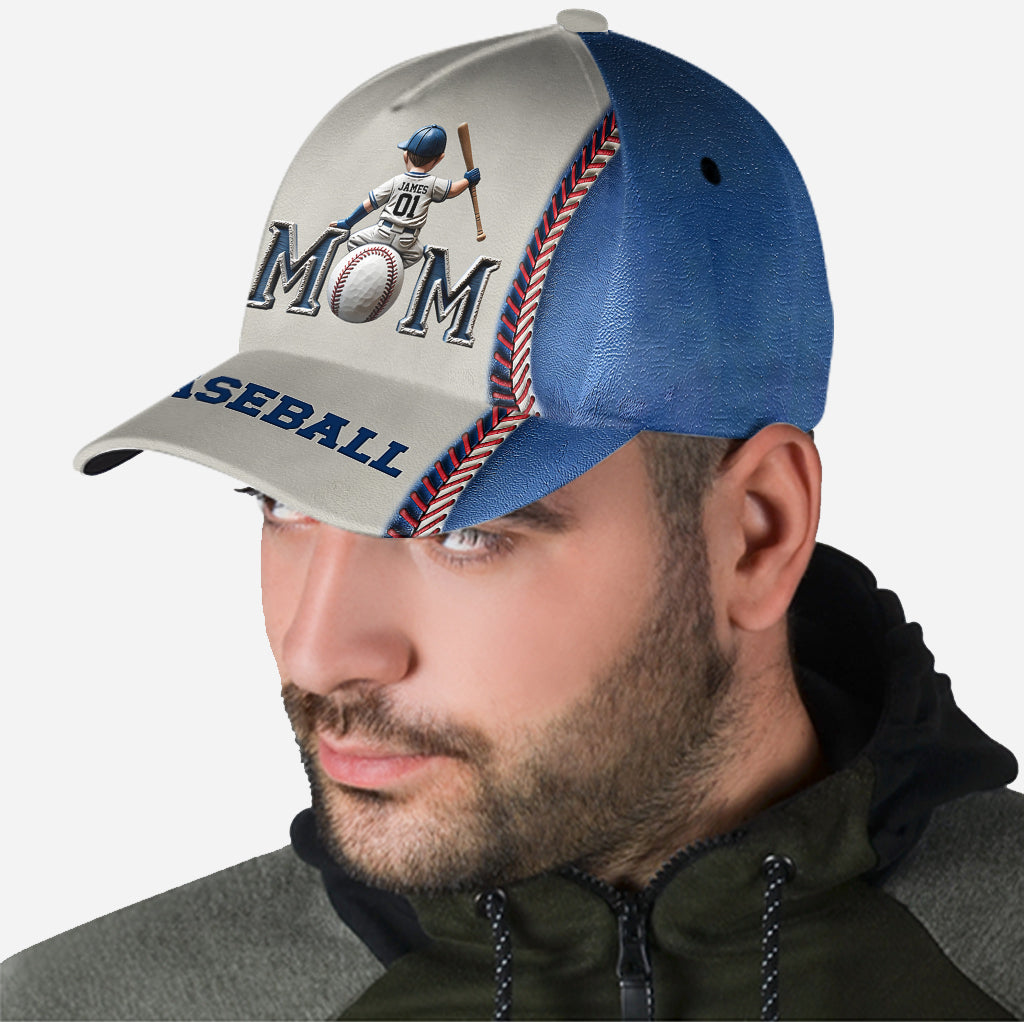 Baseball-/Softball-Mama – Personalisierte klassische Mutterkappe