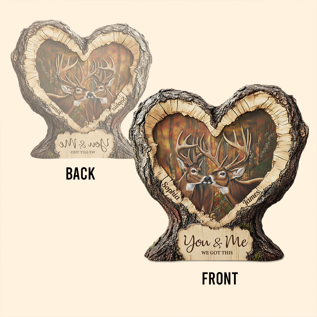 This Is Us – Personalisierte Jagd-Acrylplakette in individueller Form