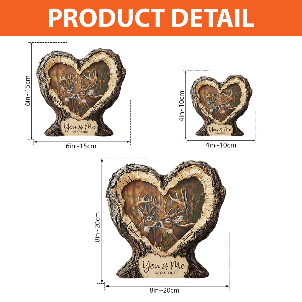 This Is Us – Personalisierte Jagd-Acrylplakette in individueller Form