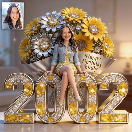 Luxuriöse Geschenke für Sie - Personalisierte Geburtstag Acrylplakette