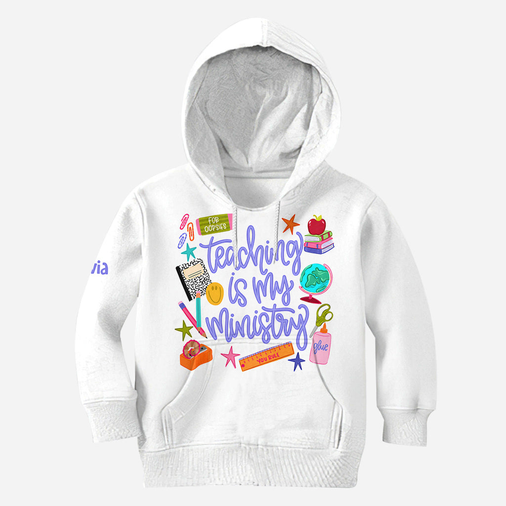 Back To School - Personalized Teacher All Over Shirt