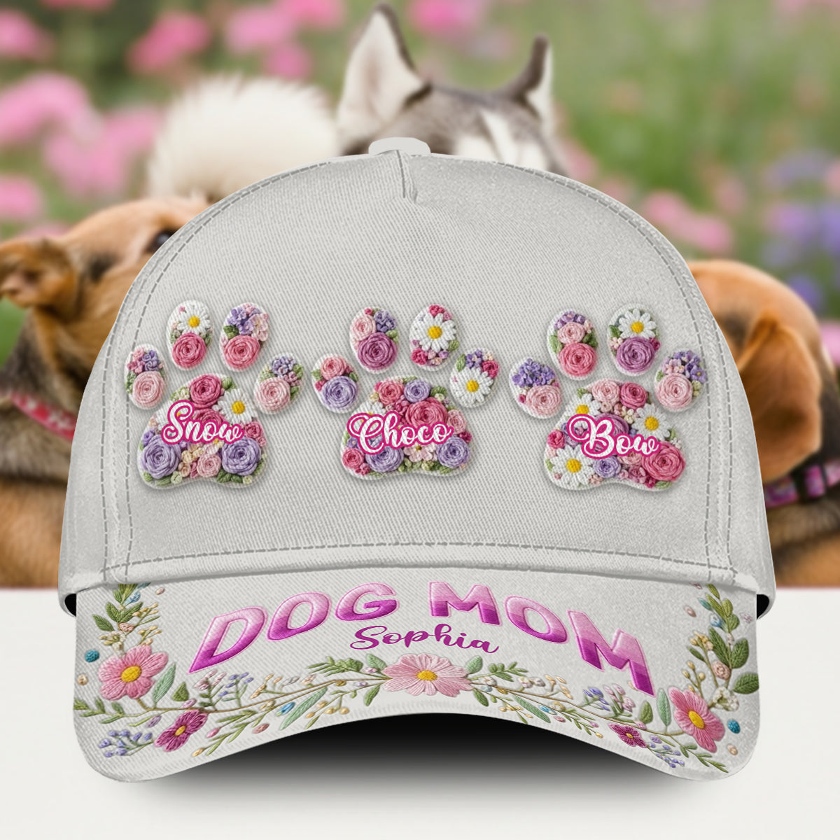 Dog Mom - Personalized Dog Classic Cap