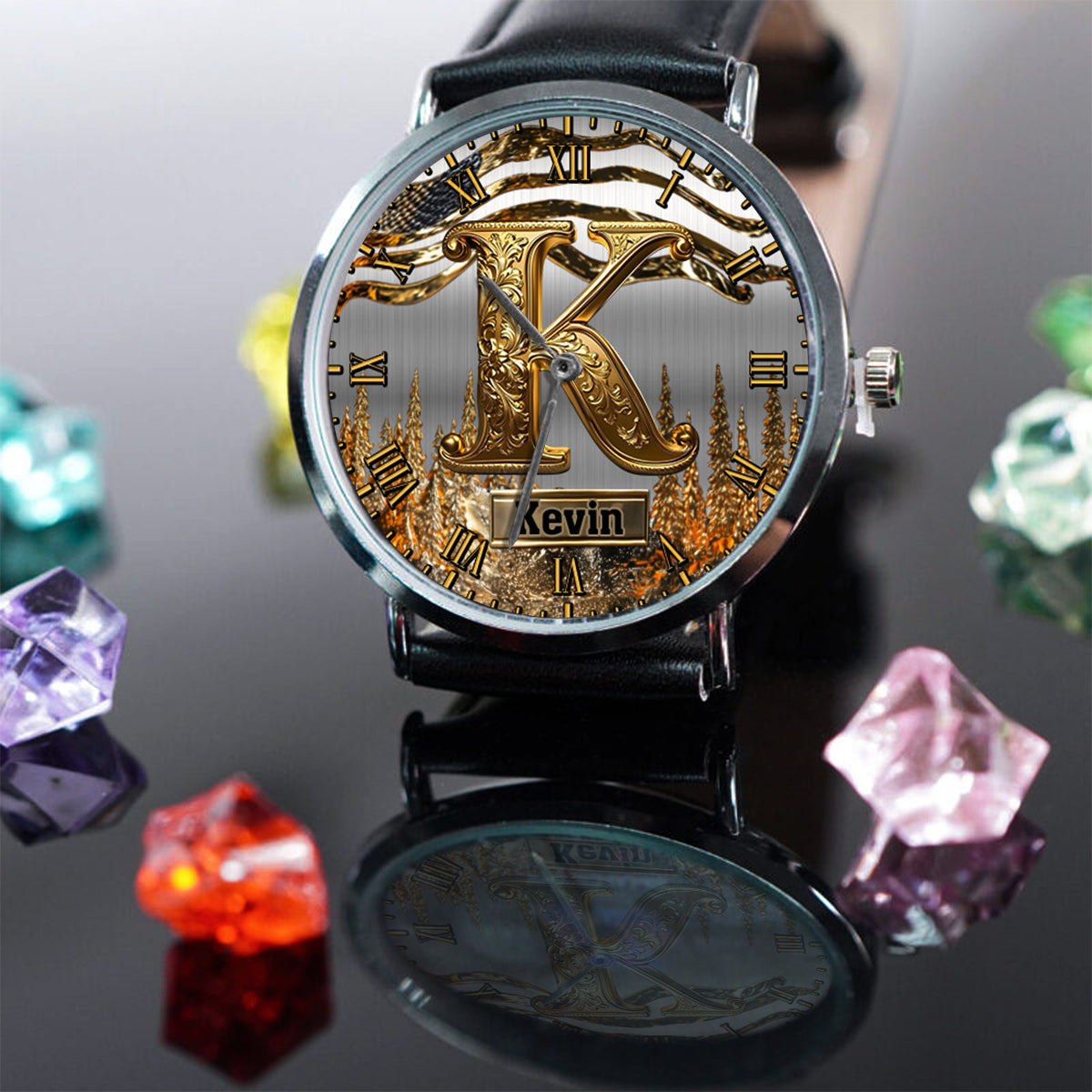 Namensinitialen - Personalisierte Luxus-Handuhr
