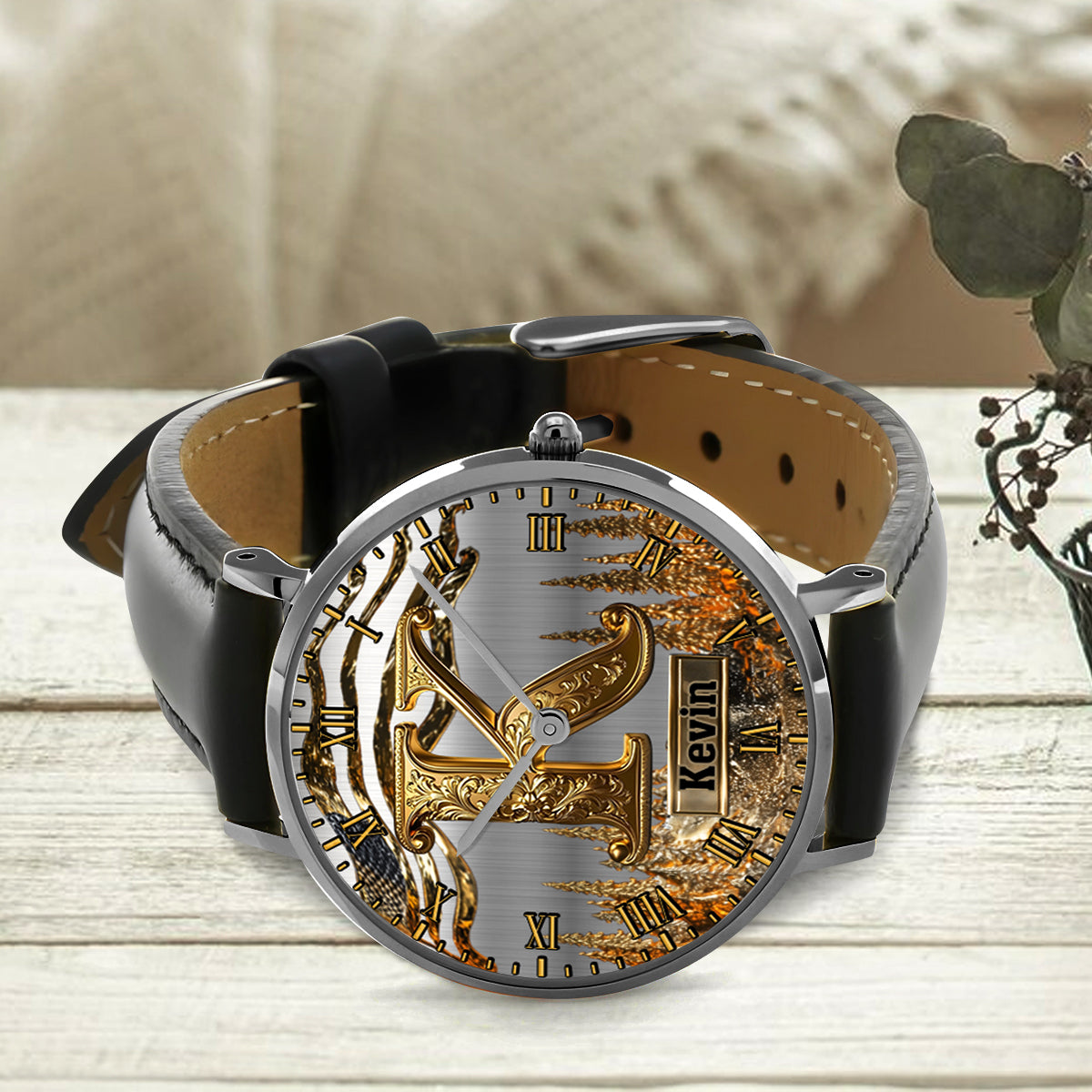 Namensinitialen - Personalisierte Luxus-Handuhr