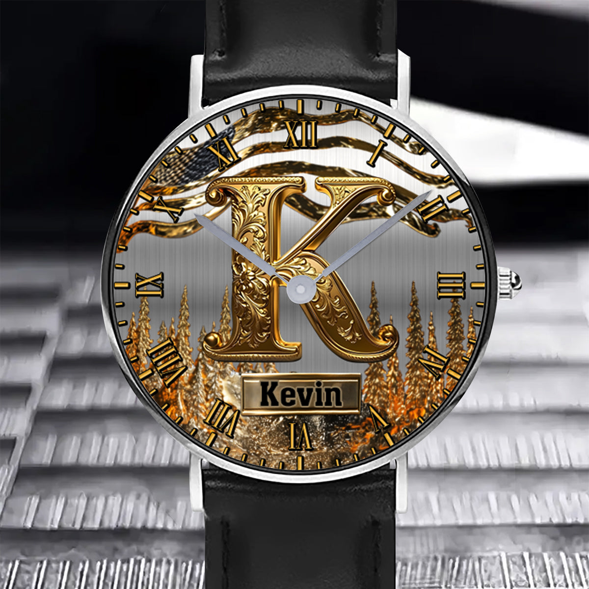 Namensinitialen - Personalisierte Luxus-Handuhr