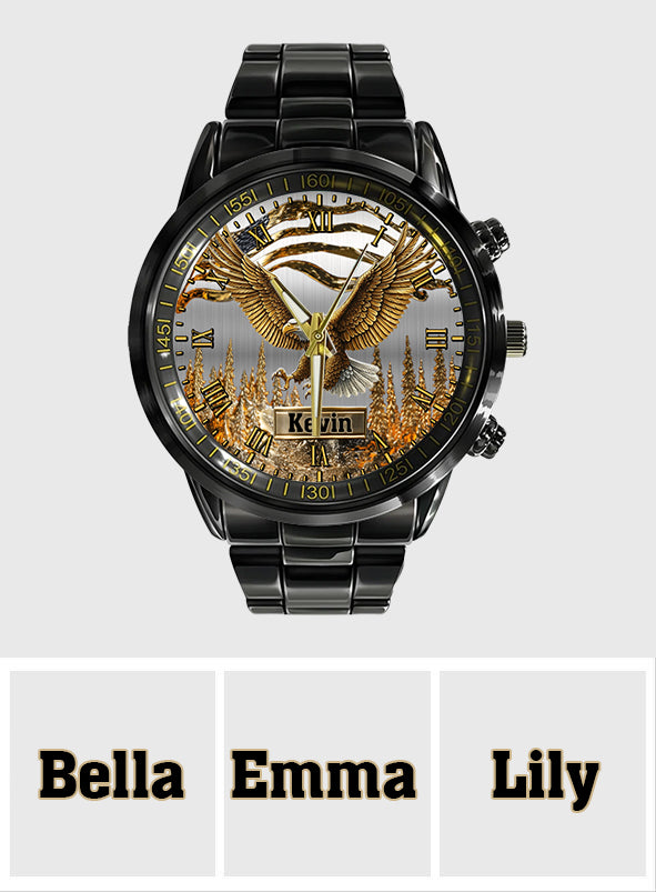 Strong Eagle - Personalized Bald Eagle Hand Watch