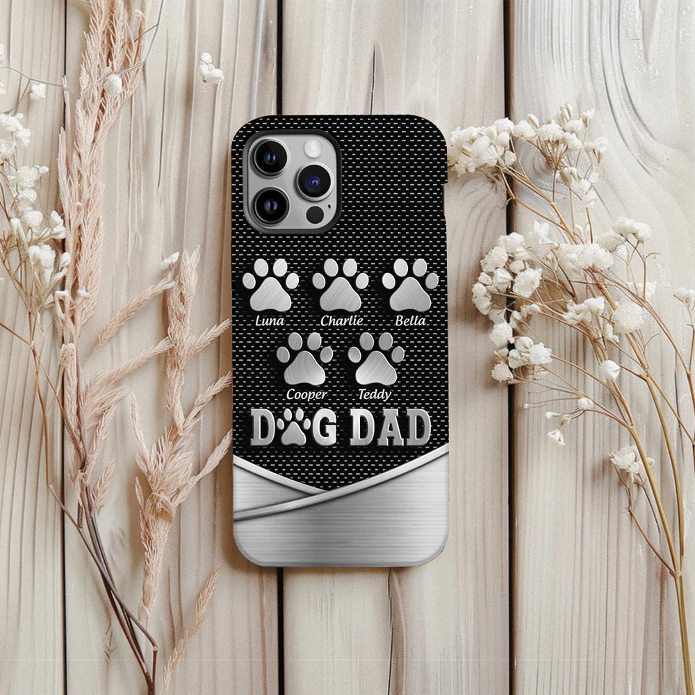 Dog Dad - Personalized Dog Full Print Phone Case