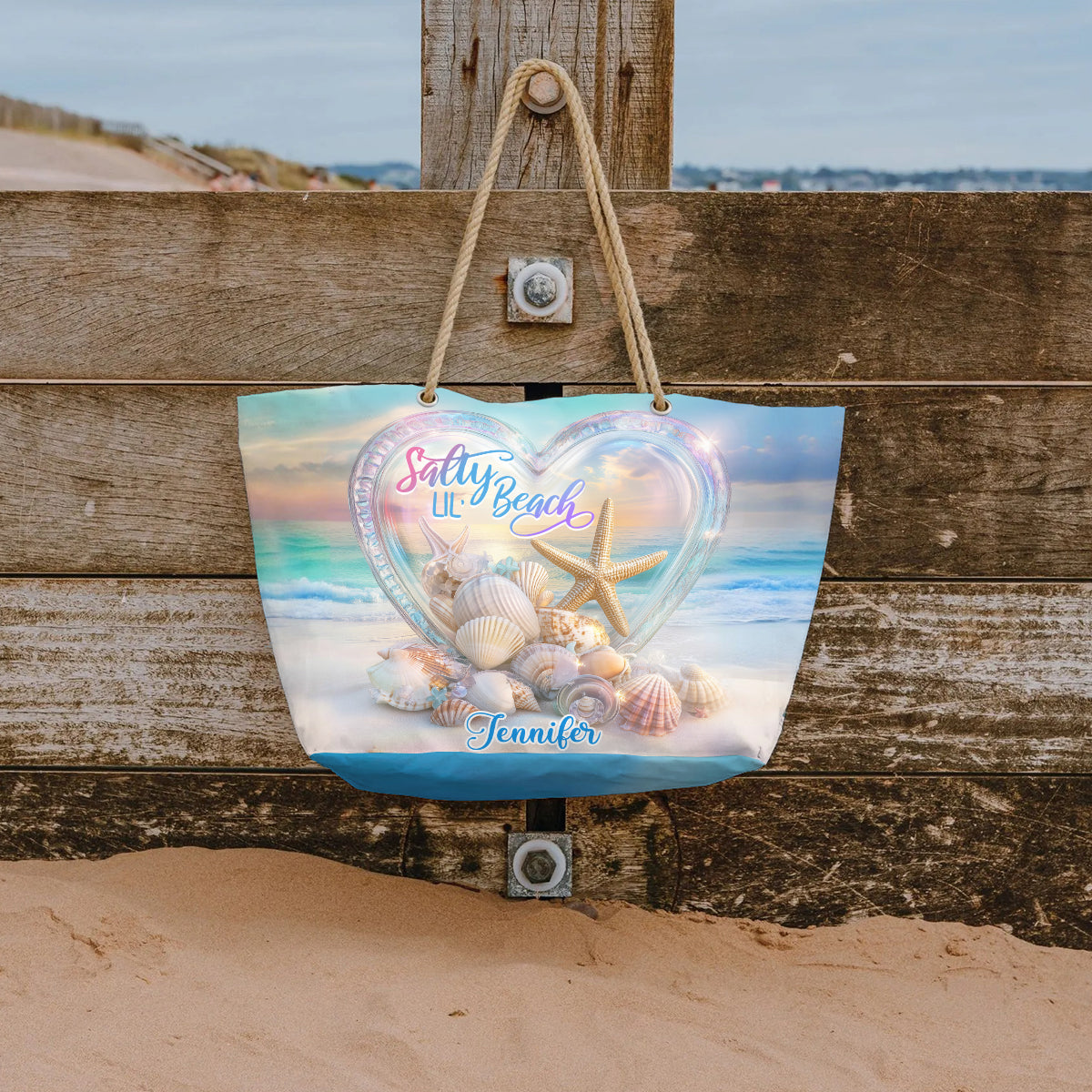 Salty Lil Beach – Personalisierte Strandtasche für Meeresliebhaber
