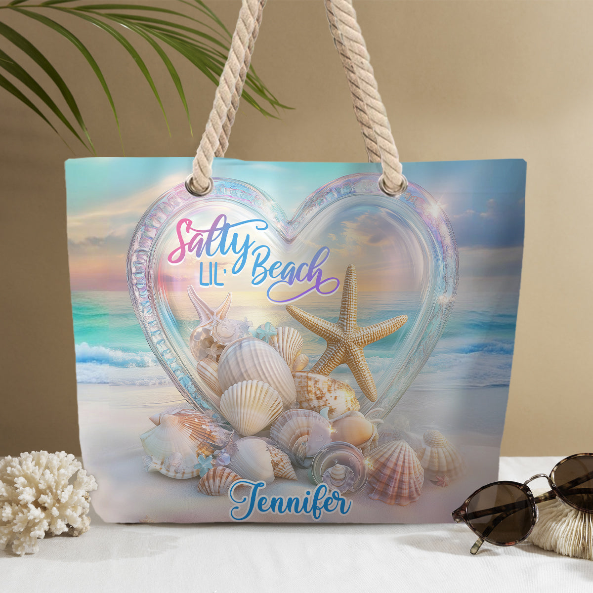 Salty Lil Beach – Personalisierte Strandtasche für Meeresliebhaber