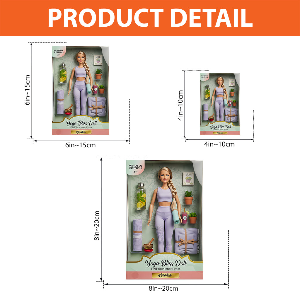 Verliere den Verstand, finde deine Seele – personalisierte Yoga-Acrylplakette in individueller Form