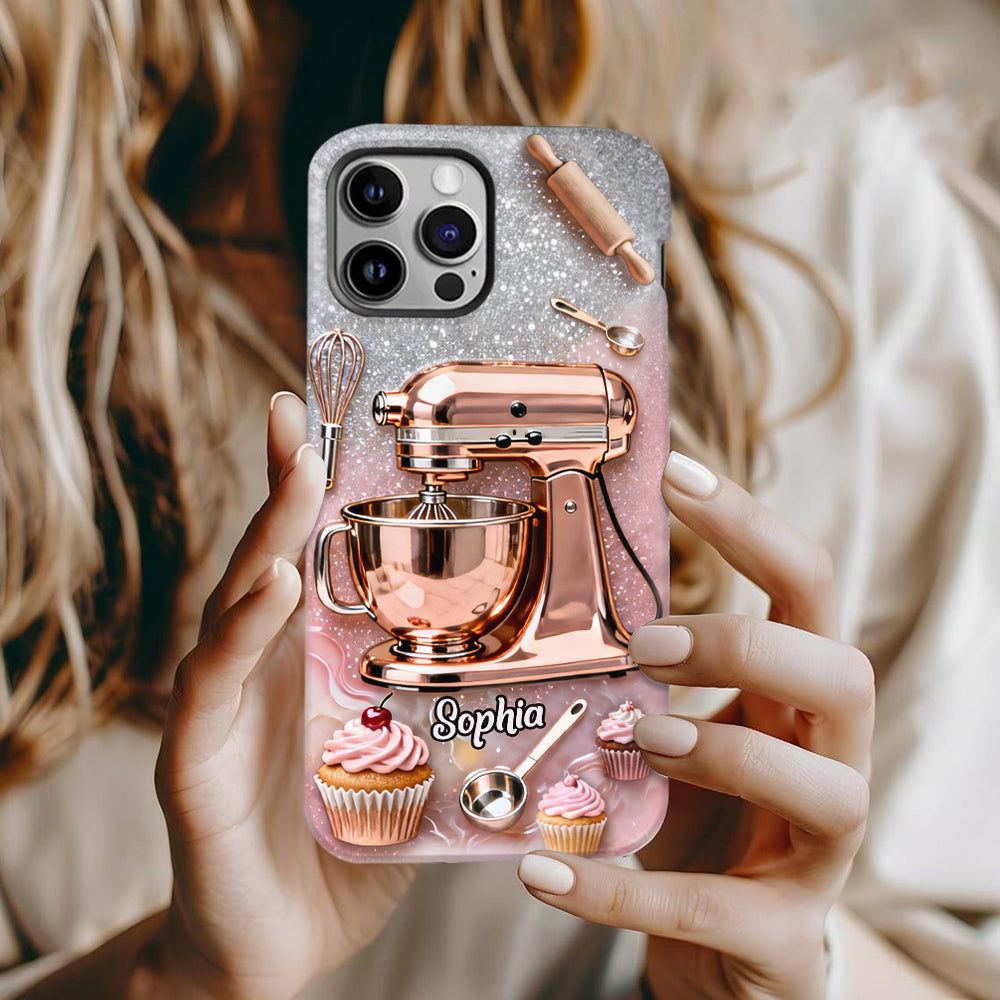 Ich liebe Backen – Personalisierte Handyhülle mit Backmotiv