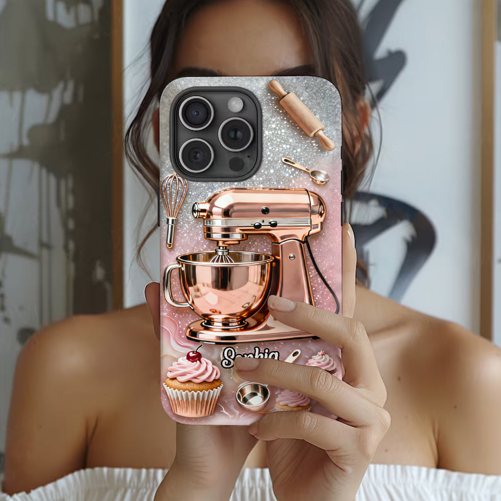 Ich liebe Backen – Personalisierte Handyhülle mit Backmotiv