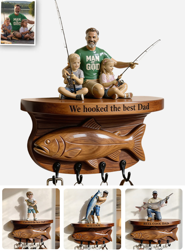 Fishing Life - Personalisierter Angeln Hängeregal