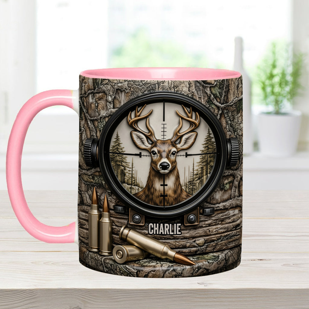 Deer Hunting, Hunter Gift - Personalized Hunting Accent Mug & Coaster
