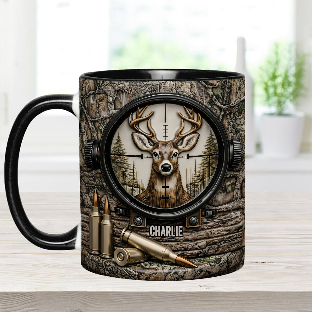 Deer Hunting, Hunter Gift - Personalized Hunting Accent Mug & Coaster