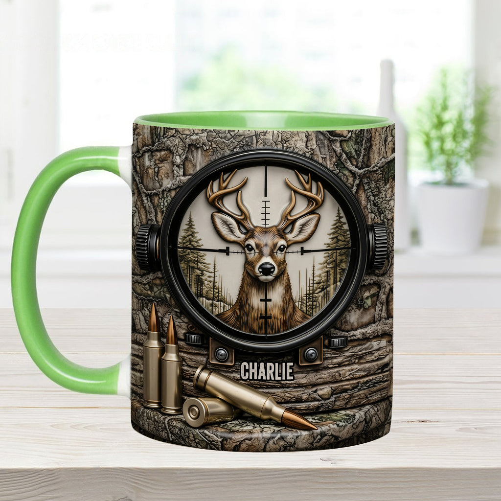 Deer Hunting, Hunter Gift - Personalized Hunting Accent Mug & Coaster