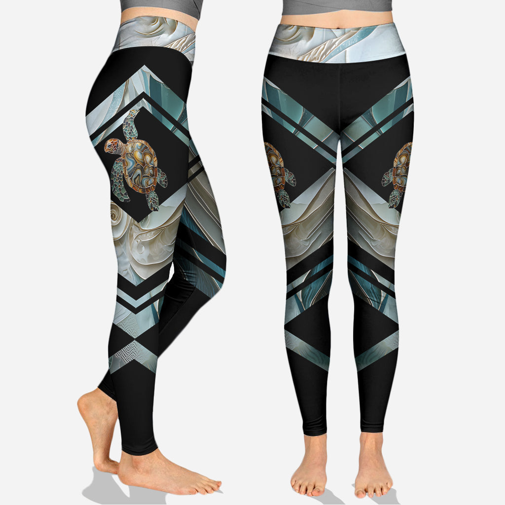 Liebe Schildkröten – Personalisiertes Tanktop und Leggings mit Schildkrötenmotiv