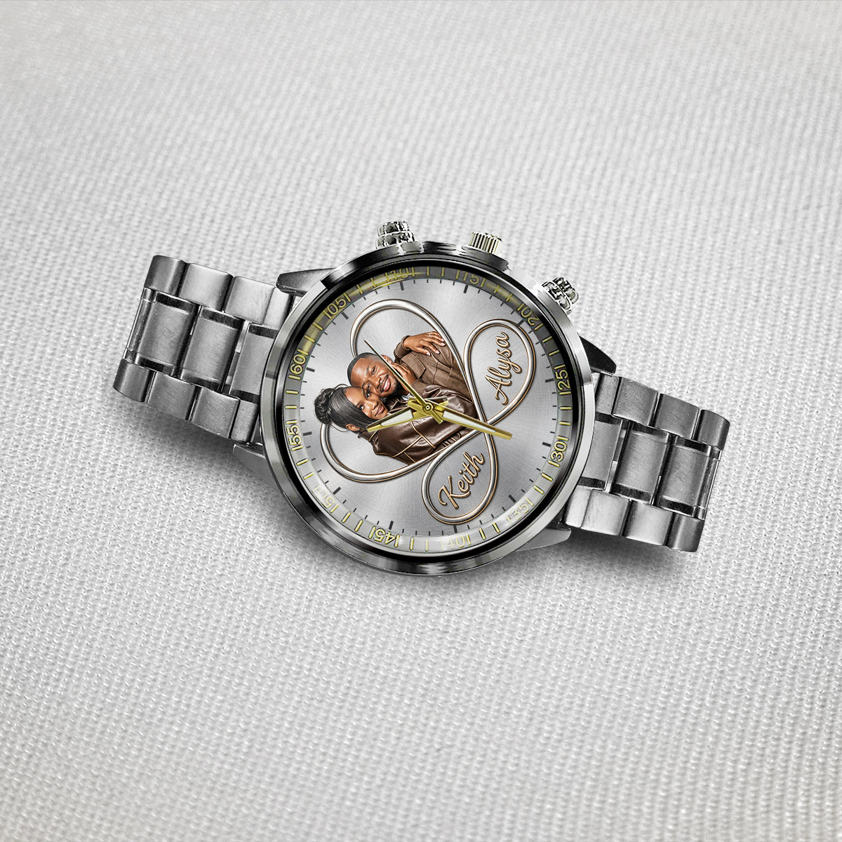 I Love You - Personalized Couple Hand Watch