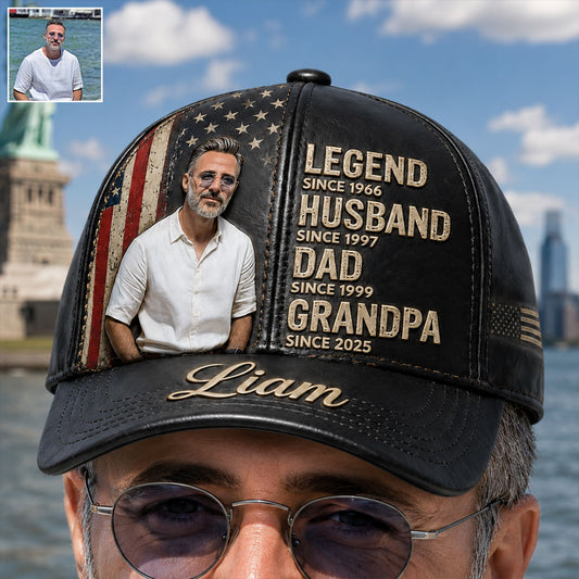Legendärer Ehemann Papa Opa - Personalisierte Opa Classic Cap